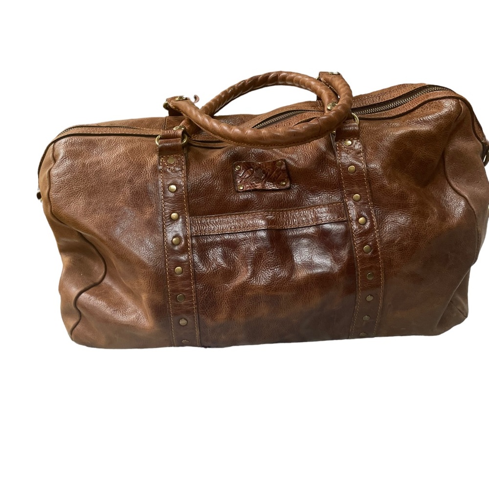 Patricia Nash Distressed Leather Travel Bag
